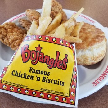 Bojangles - a plate of fried chicken and french fries - Fast Food Near Me - Newport, Tennessee