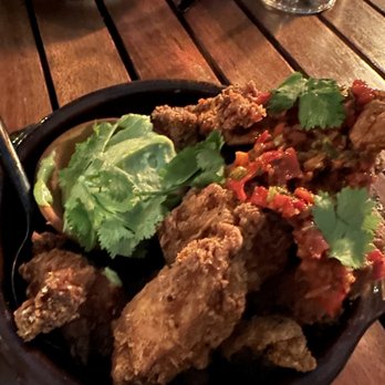Cara Cara - Piri Piri Fried Chicken $21.00 cumin, cilantro, green aïoli - New American Near Me - Los Angeles, California