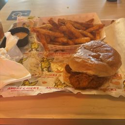 #1, there's actually two chicken sandwiches in this meal.