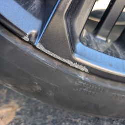 Bay Area Wheel Repair - Curbed wheel