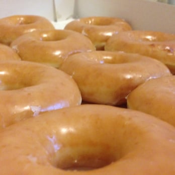 Krispy Kreme - A order of a dozen Original Glazed Doughnuts - Donuts Near Me - Union City, California