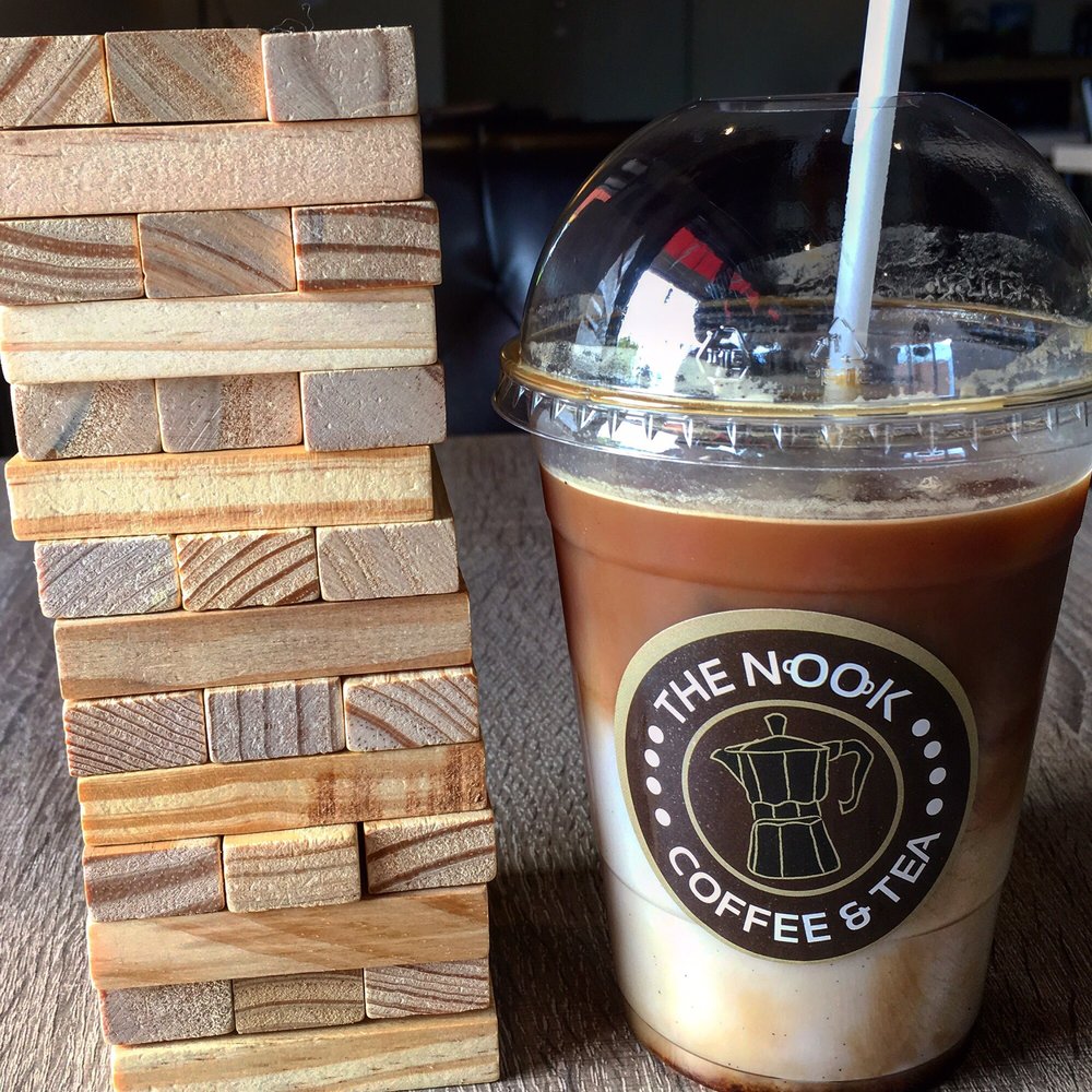 The NOOK coffee & tea - Iced almond milk latté with a shot of no-sugar vanilla syrup. TASTY TASTY!!! - Sandwiches Near Me - Victoria, British Columbia The NOOK coffee & tea - Iced almond milk latté with a shot of no-sugar vanilla syrup. TASTY TASTY!!! - Sandwiches Near Me - Victoria, British Columbia