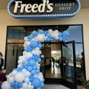 Freed's Dessert Shop - The entrance during grand opening - Bakeries Near Me - Las Vegas, Nevada Freed's Dessert Shop - The entrance during grand opening - Bakeries Near Me - Las Vegas, Nevada