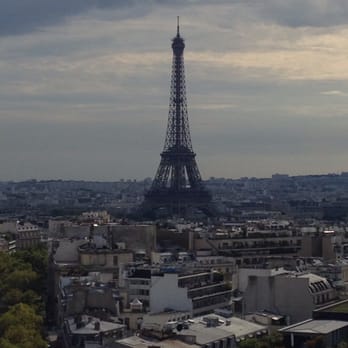 L'Arc de Triomphe - View of the Eiffel Tower from the top of the Arc. - Landmarks & Historical Buildings Near Me - Paris, 75 L'Arc de Triomphe - View of the Eiffel Tower from the top of the Arc. - Landmarks & Historical Buildings Near Me - Paris, 75