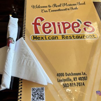 Felipe Mexican Restaurant - Menu front - Mexican Near Me - Louisville, Kentucky Felipe Mexican Restaurant - Menu front - Mexican Near Me - Louisville, Kentucky