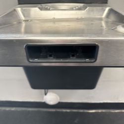 Broken water fountain