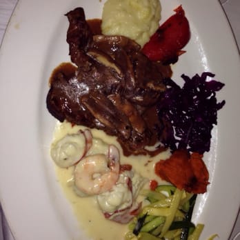 Cafe Renaissance - Chateaubriand and lobster with assorted sides - French Near Me - Vienna, Virginia