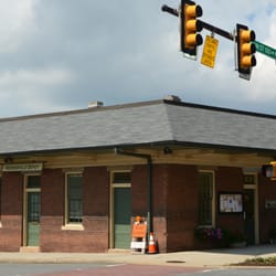 Mooresville Arts - Old Train Station repurposed as an Art Center. Old train stations tend to a work of art themselves.