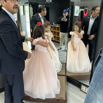 G&G Tailors - Daughter getting her dress fitted - Sewing & Alterations Near Me - Brea, California