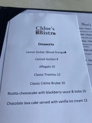 Menu photo 5 Chloe's Bistro Boca Raton, FL Menu photo 5 Chloe's Bistro Boca Raton, FL