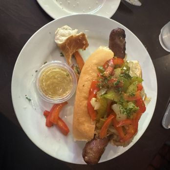 Biergarten at Old World - Polish Sausage - German Near Me - Huntington Beach, California