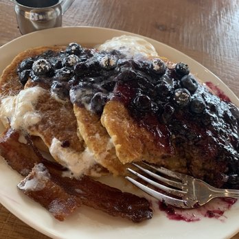 Brider - Mountain Blueberry pancakes. - New American Near Me - Denver, Colorado Brider - Mountain Blueberry pancakes. - New American Near Me - Denver, Colorado