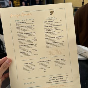 Amiga Amore - Menu from June 2025 - Italian Near Me - Los Angeles, California Amiga Amore - Menu from June 2025 - Italian Near Me - Los Angeles, California