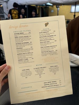 Menu photo 6 Amiga Amore Los Angeles, CA Menu photo 6 Amiga Amore Los Angeles, CA