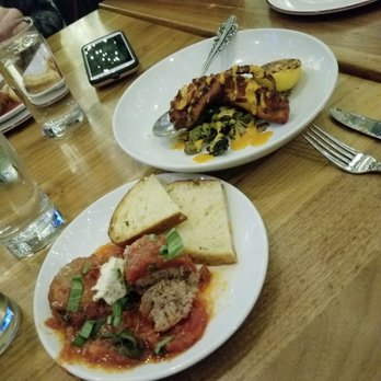 Bar Siena - Roasted meatballs and octopus with peppers - Italian Near Me - Chicago, Illinois