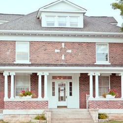 Historic Jail Museum - A view of the restored front of the Historic Jail Museum