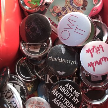 Mutiny Information Cafe - Buttons! - Coffee & Tea Near Me - Englewood, Colorado