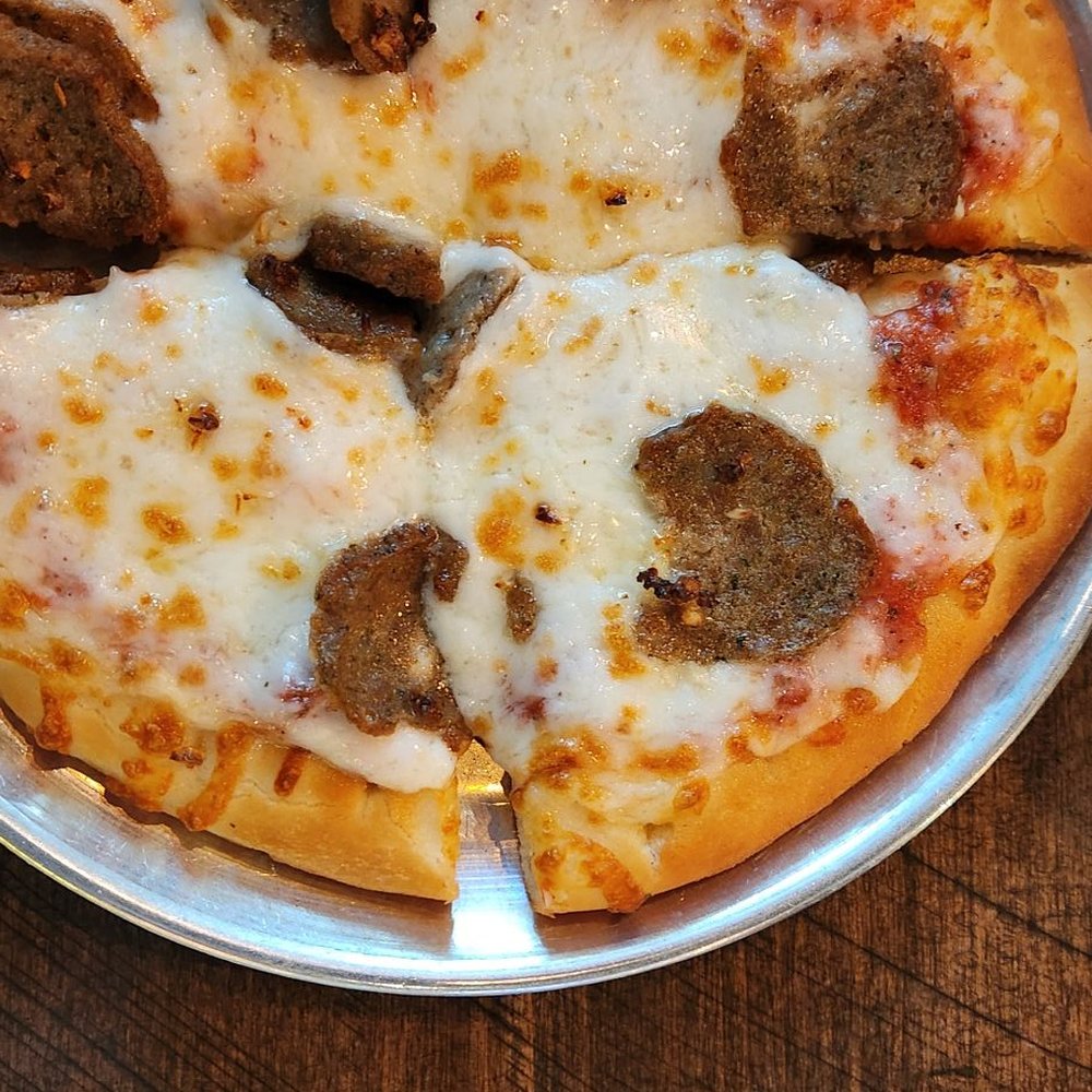 Crust Pizza Co. - Cypress - 7" Pick 2 pizza lunch combo (Meatball with Fresh Garlic) - Pizza Near Me - Cypress, Texas Crust Pizza Co. - Cypress - 7" Pick 2 pizza lunch combo (Meatball with Fresh Garlic) - Pizza Near Me - Cypress, Texas