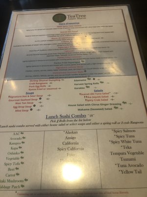 Menu photo 1 Tea Tree Asian Bistro Perrysburg, OH Menu photo 1 Tea Tree Asian Bistro Perrysburg, OH