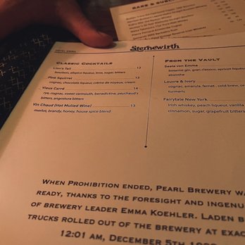 Sternewirth Bar - Cocktail Bars Near Me - San Antonio, Texas