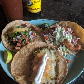 Mariscos Mazatlan - Taco California & adobada were great - Seafood Near Me - Escondido, California