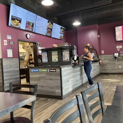 Inside restaurant