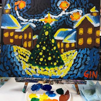 Painting with a Twist - My attempt at painting. lol. So fun. - Art Classes Near Me - Houston, Texas Painting with a Twist - My attempt at painting. lol. So fun. - Art Classes Near Me - Houston, Texas