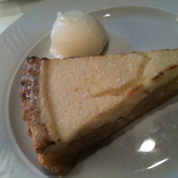 Le Crocodile Restaurant - Apple tart with vanilla ice cream - French Near Me - Vancouver, British Columbia Le Crocodile Restaurant - Apple tart with vanilla ice cream - French Near Me - Vancouver, British Columbia