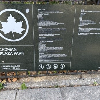 Cadman Plaza Park - Sign - Parks Near Me - Brooklyn, New York