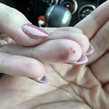 LV Nail Spa - Nail paint left on fingers- underneath not cleaned - Nail Salons Near Me - Fort Collins, Colorado LV Nail Spa - Nail paint left on fingers- underneath not cleaned - Nail Salons Near Me - Fort Collins, Colorado
