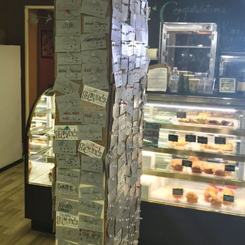 Grounds - Never lose your coffee punch card! They let you pin in right on the wall. - Desserts Near Me - New London, New Hampshire Grounds - Never lose your coffee punch card! They let you pin in right on the wall. - Desserts Near Me - New London, New Hampshire