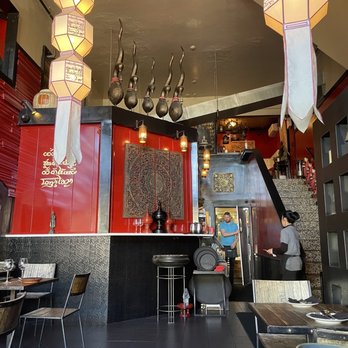 Thai District - Downstairs ambiance - Thai Near Me - Long Beach, California