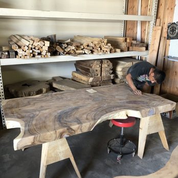 Indigenous By La Rue - Ready for finishing - cracked resin table - Furniture Stores Near Me - Solana Beach, California