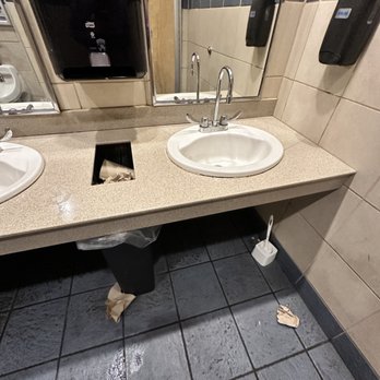 Buffalo Wild Wings - Nasty, trashy and even a toilet brush underneath cus why not lol - Chicken Wings Near Me - Grapevine, Texas
