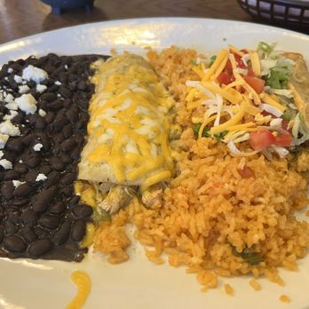 Nuevo Vallarta - Chicken enchilada, taco beans, and rice, combo plate - Mexican Near Me - Minden, Nevada Nuevo Vallarta - Chicken enchilada, taco beans, and rice, combo plate - Mexican Near Me - Minden, Nevada