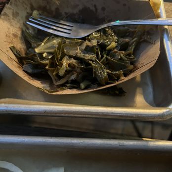 Bee’s Barbecue - OTR - Collards are spicy and yummy - Barbeque Near Me - Cincinnati, Ohio
