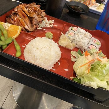Wasabi Bistro - Chicken Teriyaki and California Roll bento box - Japanese Near Me - Livermore, California Wasabi Bistro - Chicken Teriyaki and California Roll bento box - Japanese Near Me - Livermore, California
