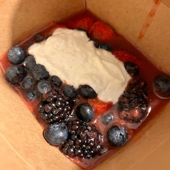 Caroline - Berry compote with yogurt for the pancakes - Bakeries Near Me - Austin, Texas Caroline - Berry compote with yogurt for the pancakes - Bakeries Near Me - Austin, Texas
