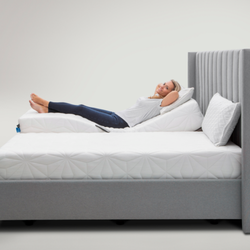 Mattress King - Lawton North - Side view of our Mattress King adjustable Bed in action