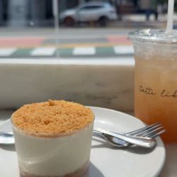 Tatte Bakery & Cafe | Georgetown - Cup - Crumbs Cheesecake & tea cooler