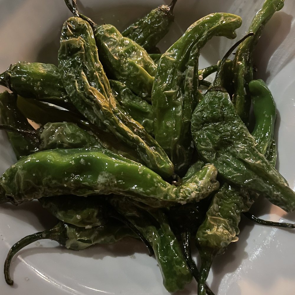 Carte Blanche - BLISTERED SHISHITOS - French Near Me - Hamburg, New York Carte Blanche - BLISTERED SHISHITOS - French Near Me - Hamburg, New York