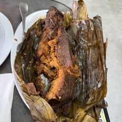 La Sa-son by winter  - A completely burnt, dry, charred, and crumbling apart. As you can see, it's far from fresh or edible.
