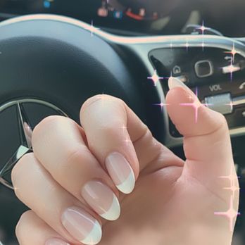 Crystal Nails & Spa - Pretty French tips - Nail Salons Near Me - Murrieta, California