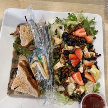 McAlister's Deli - 1/2 McAlister's Club and Pecanberry Salad - Delis Near Me - Hot Springs, Arkansas McAlister's Deli - 1/2 McAlister's Club and Pecanberry Salad - Delis Near Me - Hot Springs, Arkansas