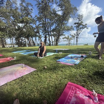 Ana K Wellness - Our location at at Malaekahana park.  ‍  Ana was great, good stretching, relaxing and peaceful. - Yoga Near Me - Laie, Hawaii