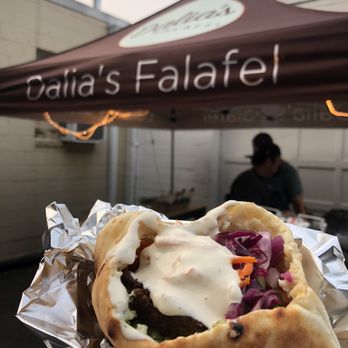 Dalias falafel - Falafel sandwich - Middle Eastern Near Me - Bethesda, Maryland