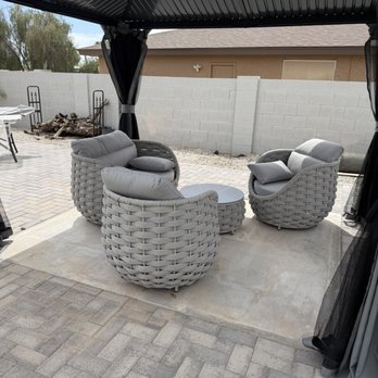 R&M Construction and Development - The furniture under the gazebo - General Contractors Near Me - Phoenix , Arizona