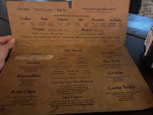 Menu photo 3 Don’s Tacos and Burritos Cancún, ROO