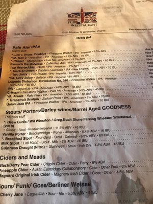 Menu photo 6 The Union Jack Pub & Restaurant Winchester, VA