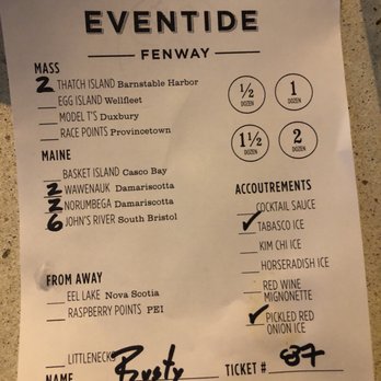 Eventide - Fenway - Seafood Near Me - Boston, Massachusetts